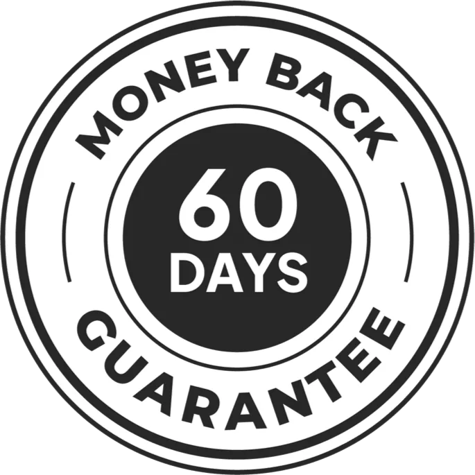 ViriFlow&nbsp;-60-day risk-free money-back guarantee badge