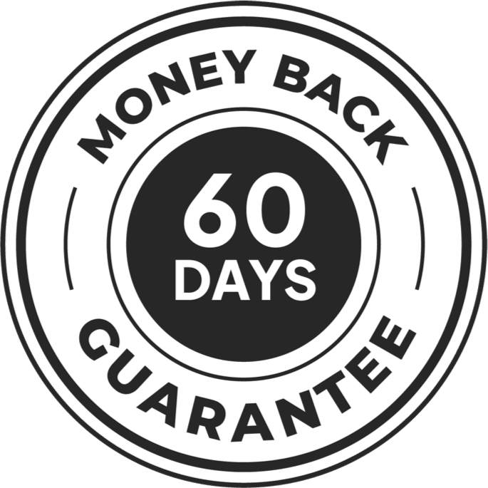 ViriFlow&nbsp;-60-day risk-free money-back guarantee badge